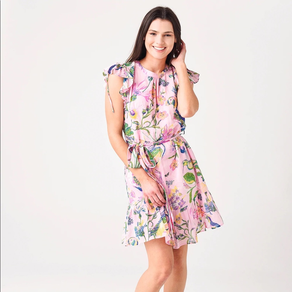 Banjanan Lillian dress in Jubilee Bleached White color